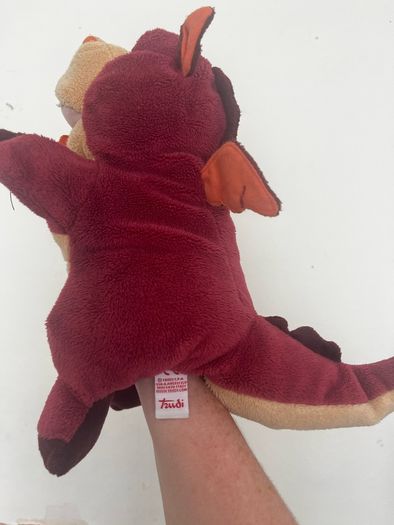 Trudi Dragon Hand Puppet Plush Toy