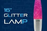 Linx 16 inch Lava Lamp Pink Glitter