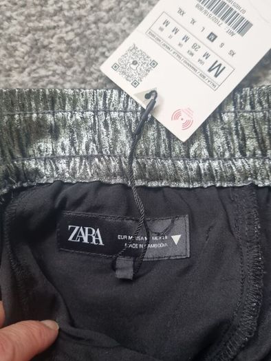 silver Zara pants