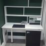 Extension office desk with shelving Image 2