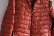 DUNNES Orange Lite Puffer UNISEX - Size M (Fit 12 Ladies)