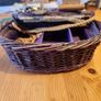 25 X Small Collectable Items In Small Wicker Basket. Image 2