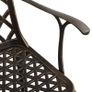 3 Piece Bistro Set Cast Aluminium Bronze Image 6