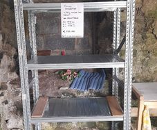 5 Shelf Galvanised Metal Rack / Shelving Unit