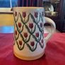 Nicholas Mosse Red Tulip Vintage cylinder jug .7 and a half inches in height Image 5