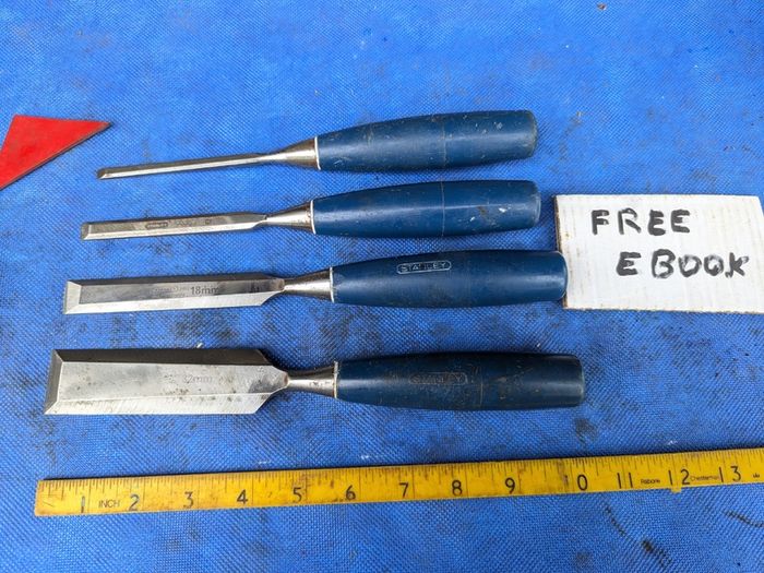 4 Stanley Chisels