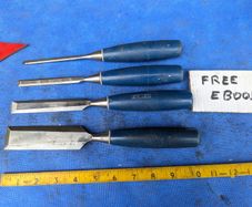 4 Stanley Chisels