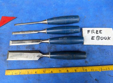 4 Stanley Chisels