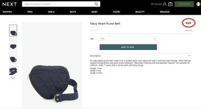 NEXT Bumbag