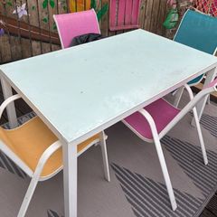 Patio table and chairs