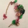 Venetian Dreams Bracelet Leaf, Crystal, Glass, Chiffon Charms Image 9