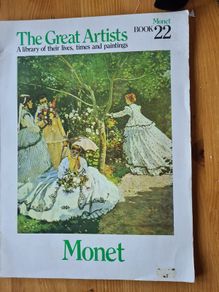 Monet. Great Artists Book 22. A Library Of Their Lives. Times & Paintings.