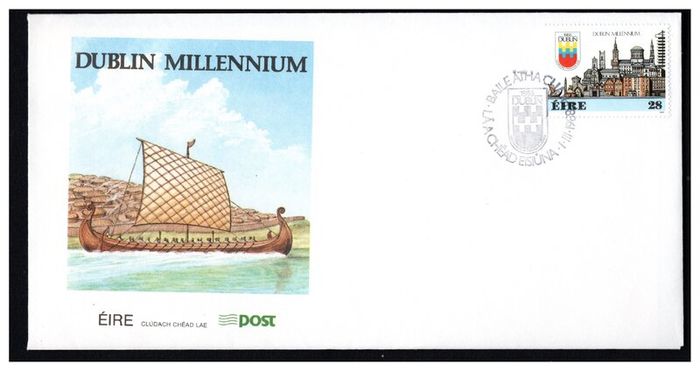 Collection 1988 Ireland Commemorative Stamps An Post First Day Cover (FDC). Collection of 12 covers.