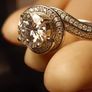 2.5 carat Moissanite Solitaire Ring with Accents Image 7