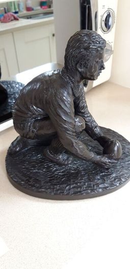 J. Rynhart Limited Edition Bronze Statue of an Irish Rugby Player