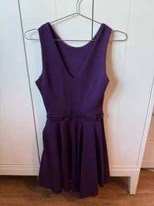 Ladies women purple mini dress, in very good condition