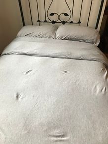 New Grey Double Duvet Set