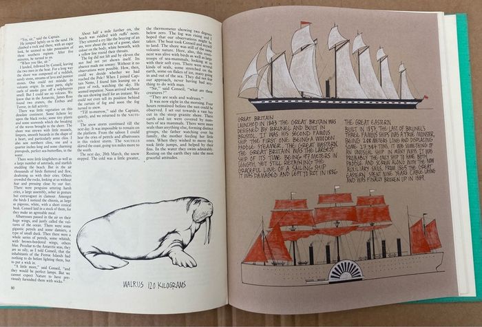 Vintage hardback books - beautiful illustrations