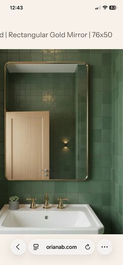 Gold Mirror