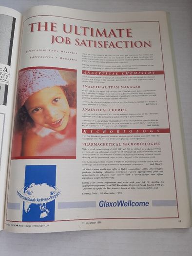 vintage science magazine 1999