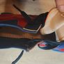 Vintage 1980s style disco roller boots Image 4