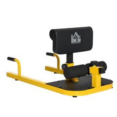3-in-1 Sissy Squat Machine with Push Up Bars, Home Gym Work Out Leg Fitness Equipment