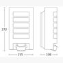 STEINEL L 12 S sensor outdoor wall light, grey Image 3