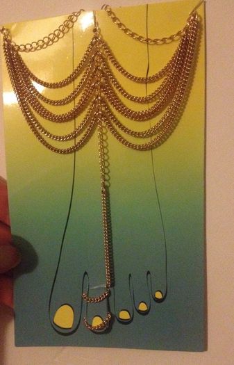 Foot jewellery, brand new