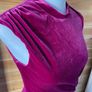 dress midi deep purple pink velvet monsoon size 10 BNWT Image 6