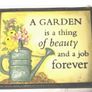 Garden Plaque (Resin) Image 4