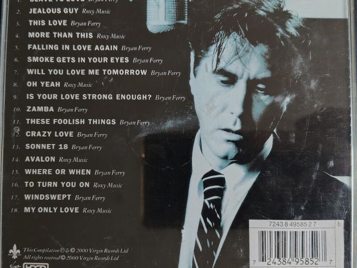 Bryan Ferry - Slave To Love: The Best Of The Ballads HDCD (2000) Compilation VG+