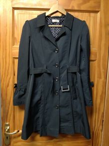 Girls Navy Coat