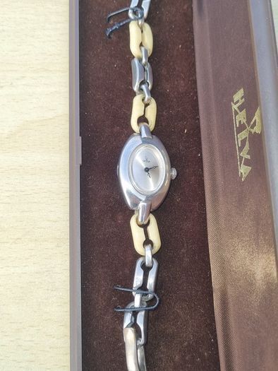 Women's silver Swiss watch Helva (Helvetia)