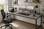135cm Industrial Office Desk Narrow