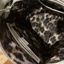 Karen Millen Light Grey Woven Leather Handbag Image 5