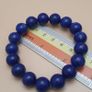 Top Quality Lapis Lazuli Bracelet Polished 11mm Gemstone Bead Image 5