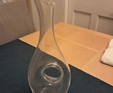 Galway crystal carafe