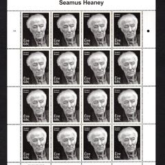 2014 Ireland Seamus Heaney Commemorative Stamp Sheetlet Plate 1A1A Mint Never Hinged (MNH)