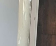 120cm (approx length)roller blind beige/cream