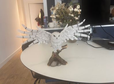 High Quality Resin Owl Statue Elegant Home Decor