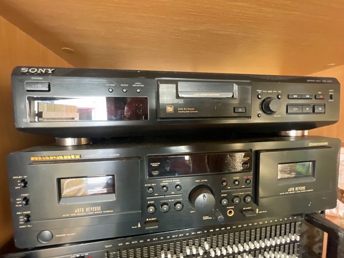 Tape deck mini disc