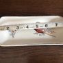vintage ceramic pheasant pin / coin tray trinket plate Image 3