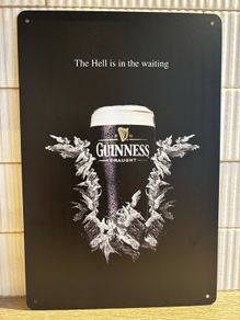 Guinness Tin Metal Sign