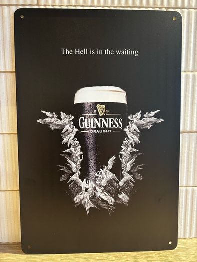Guinness Tin Metal Sign