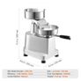 Commercial Burger Patty Maker, 130mm/5inch Hamburger Beef Patty Maker, Heavy Duty Food-Grade Stainless Steel Bowl Burger Press Machine, Kitchen Meat Forming Processor with 1000 Pcs Patty Papers Image 2
