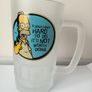 The Simpsons Homer Simpson Frosted Beer Mug Image 2