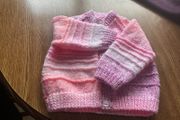 Hand knit Baby Cardigan