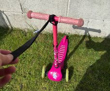 3 glowing wheels kids scooter pink 3-5y
