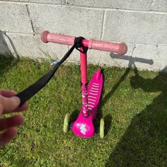 3 glowing wheels kids scooter pink 3-5y