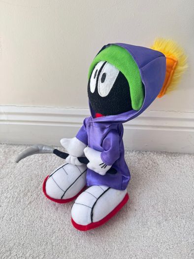 Marvin The Martian Grim Reaper Halloween Soft Warner Brothers 2002 approx. 30 cm. Used Please see photos